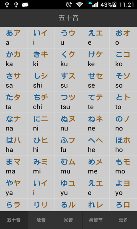 日语发音五十音图_提供日语发音五十音图2015.10.30.