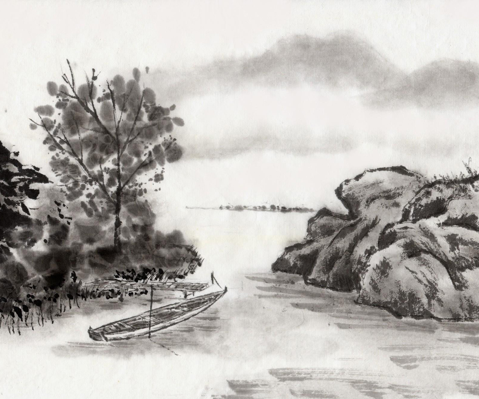 水墨画