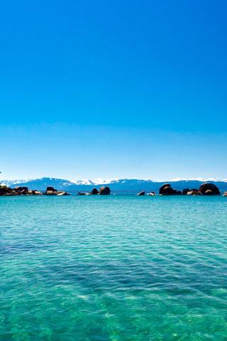 蔚蓝海水